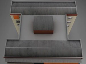 typical spanish building 3D Model