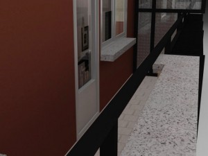 typical spanish building Modèle 3D