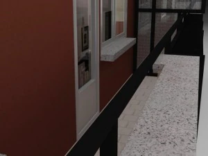 typical spanish building 3D Model