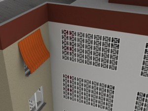 typical spanish building Modèle 3D