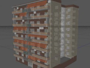 typical spanish building 3D Model
