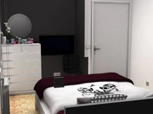 camera da letto Modello 3D