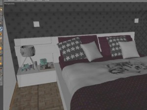 bedroom 3D-Modell