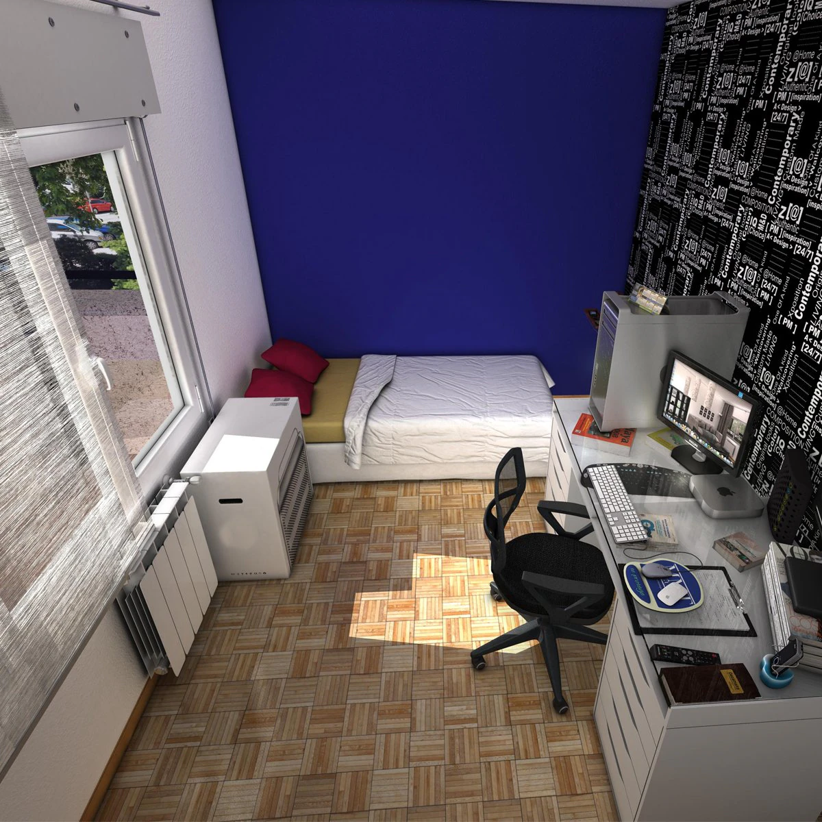 room 3D Model .c4d .max .obj .3ds .fbx .stl .blend 