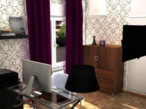 office room Model 3D