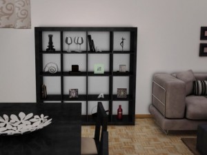 living room Model 3D