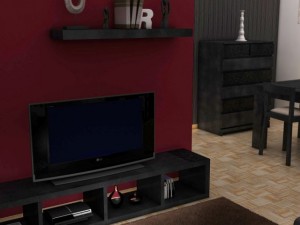 living room Model 3D