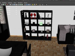living room Model 3D