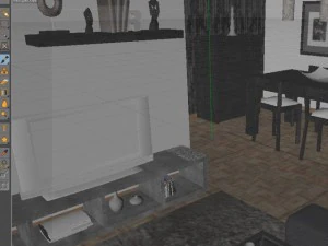 woonkamer 3D Model