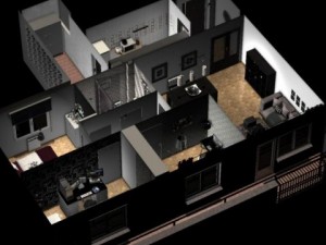 entire apartment 3D 모델