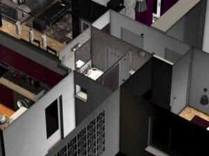entire apartment 3D Model