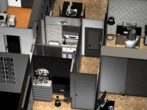 entire apartment 3D Model