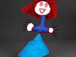 redhead doll 3D Model