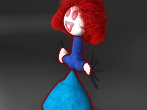 redhead doll 3D Model