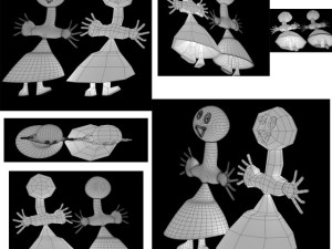 redhead doll 3D Model