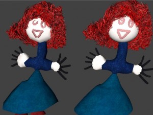 redhead doll 3D Model