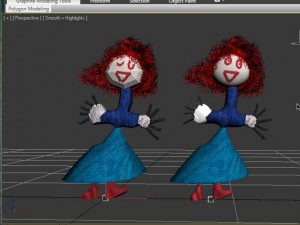 redhead doll 3D Model