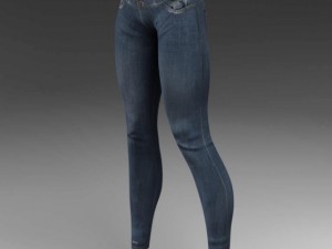 female jeans 3D Model