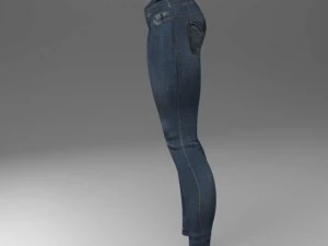 female jeans 3D Model