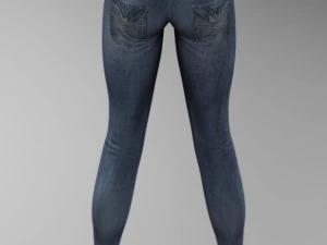 female jeans 3D Model