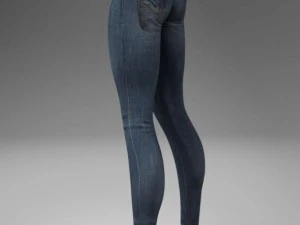 female jeans 3D Model