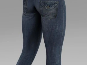 female jeans 3D Model