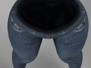 female jeans 3D Model