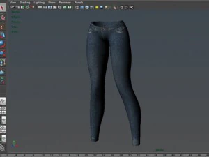 female jeans 3D Model