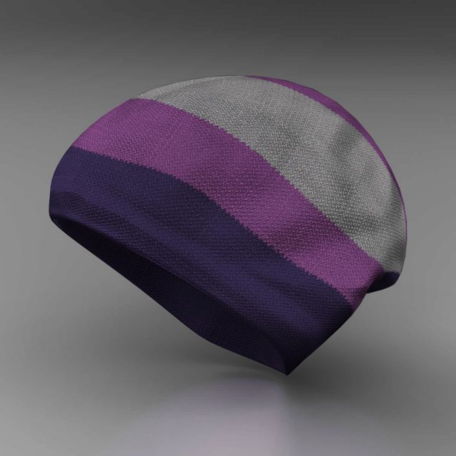 wool cap 3D Модель .c4d .max .obj .3ds .fbx .stl .blend 