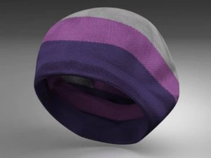 berretto di lana Modello 3D