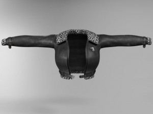 aviator jacket Model 3D