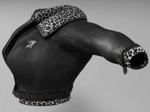 veste d'aviateur Modèle 3D