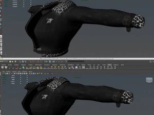 veste d'aviateur Modèle 3D