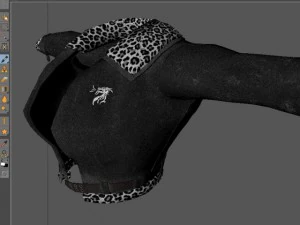 veste d'aviateur Modèle 3D