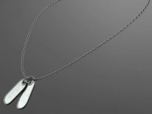 collana Modello 3D