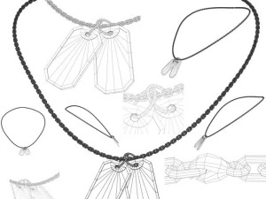 collana Modello 3D