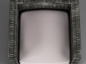 wicker couch 3Dモデル