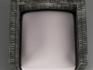 wicker couch 3D Model