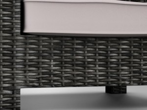 wicker couch 3Dモデル