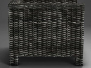 wicker couch 3D Model
