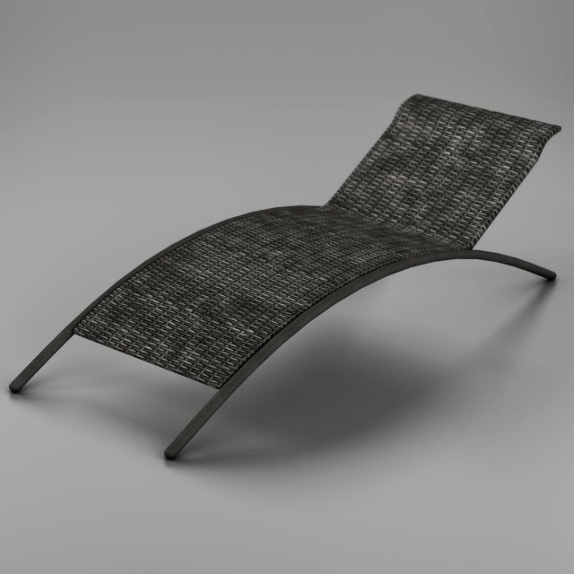 sunbed 3D Модель .c4d .max .obj .3ds .fbx .stl .blend 