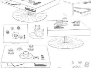 room table 3D Model