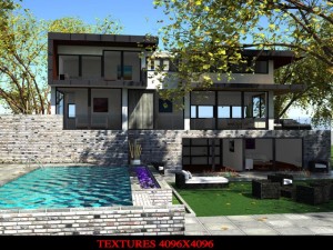 luxurious house 3Dモデル