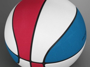 standard basketball ball 3D Modell