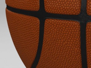 standard basketball ball 3D Modell