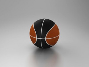 standard basketball ball 3D Modell