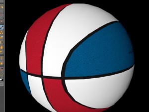 standard basketball ball 3D Modell