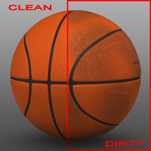 orange basketball ball 3D Model .c4d .max .obj .3ds .fbx .stl .blend