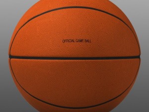 orange basketball ball 3D Model