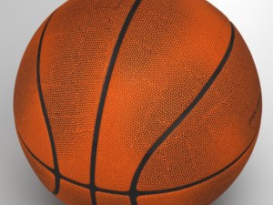 orange basketball ball 3D Model